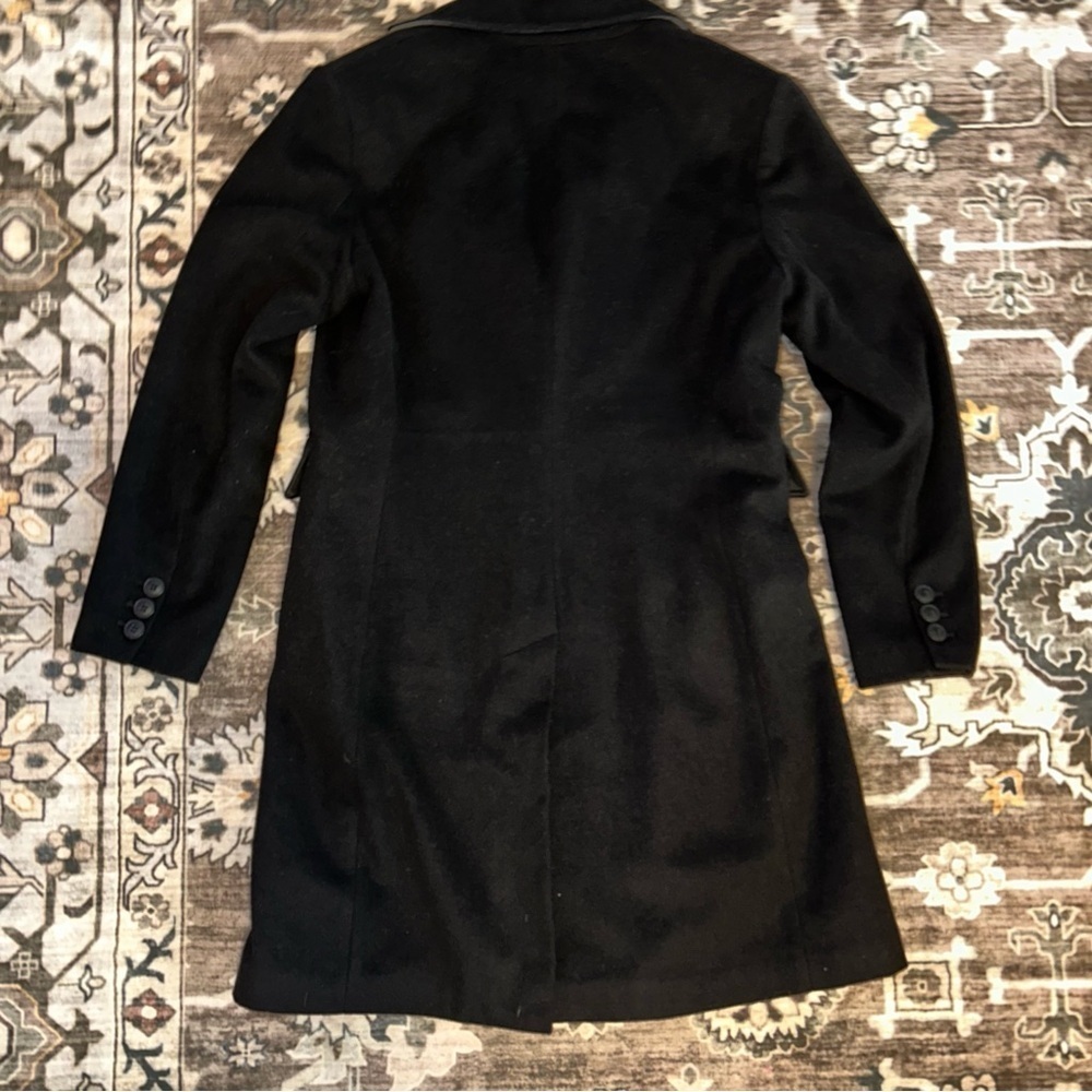Halogen Elegant Black Pea Coat - Picture 3 of 5